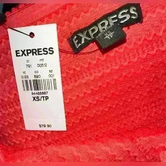 NWT - Express Fit and Flair Dress Color:
Watermelon Size: XS - Picture 5 of 7